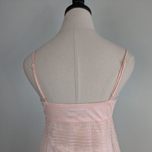 Vintage Sue Wong Mini Dress 2 Pink Y2K Fairy Nymph Floral Babydoll Lace Bead - Picture 9 of 14